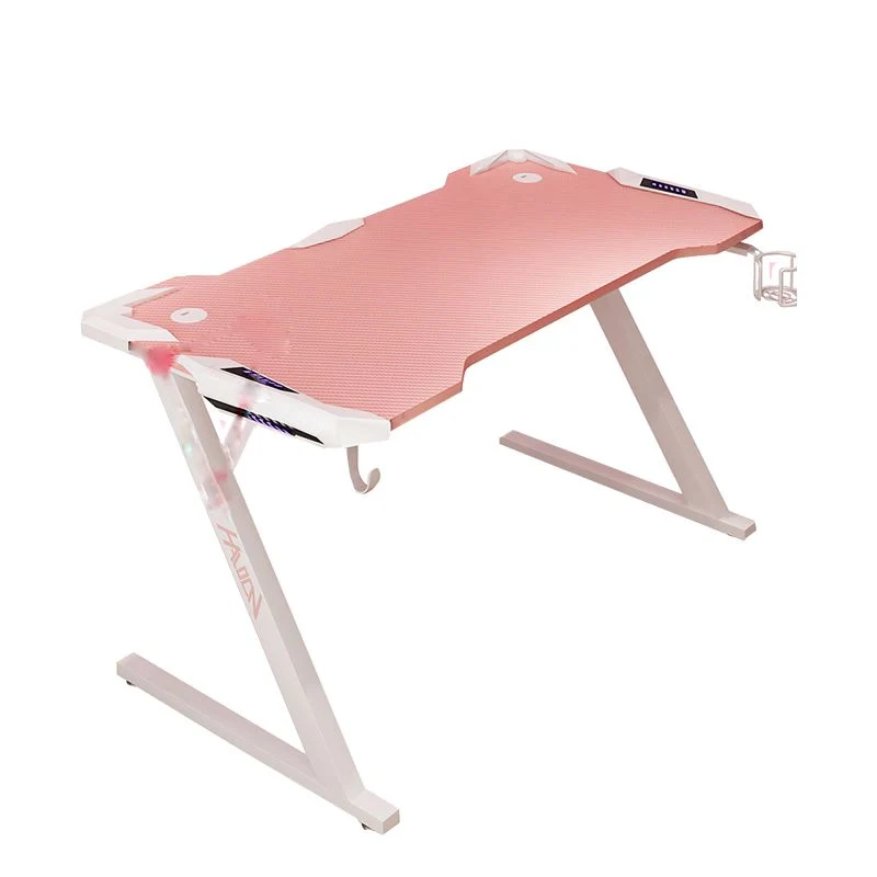 Bureau d'ordinateur avec gestion des câbles, bureau de jeu pour dortoir contemporain Clearhalo