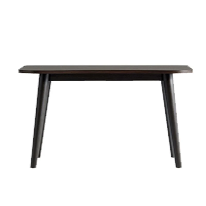 Bureau d'ordinateur avec pieds en bois massif, Base Parsons de Style moderne, bureau d'écriture Clearhalo