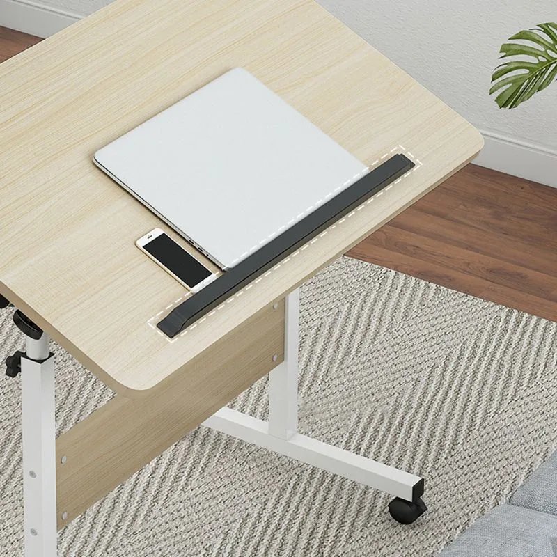 Bureau d'ordinateur en bois moderne, bureau rectangulaire réglable Clearhalo