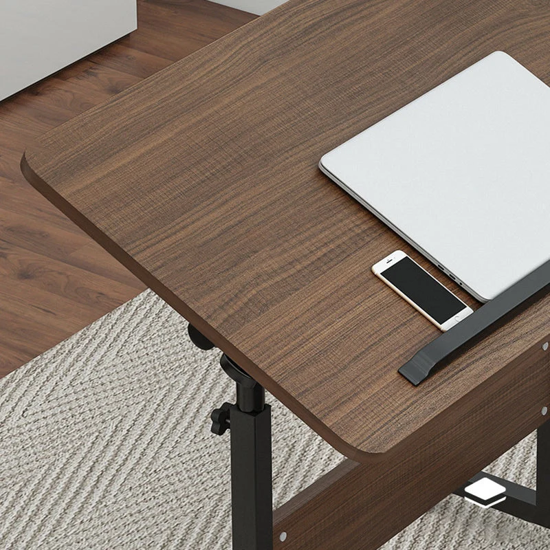 Bureau d'ordinateur en bois moderne, bureau rectangulaire réglable Clearhalo