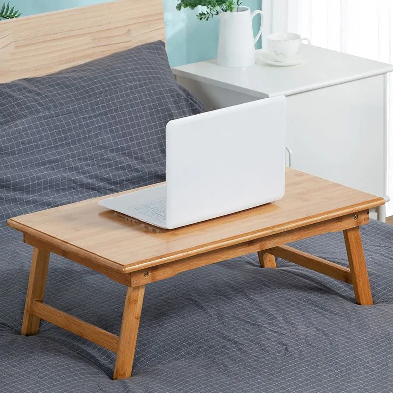 Bureau d'ordinateur portable moderne en bois massif, bureau d'écriture rectangulaire flottant Clearhalo
