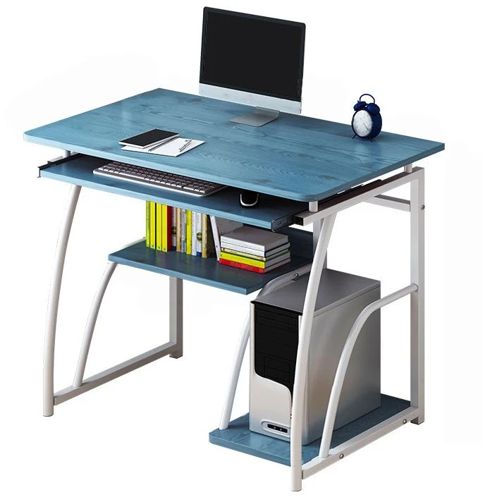 Bureau d'ordinateur rectangulaire contemporain en bois manufacturé, 27,6"L x 15,7"L x 28"H Clearhalo