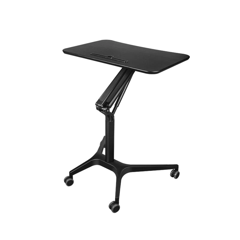 Bureau d'ordinateur rectangulaire pliable en bois d'ingénierie, style moderne Clearhalo