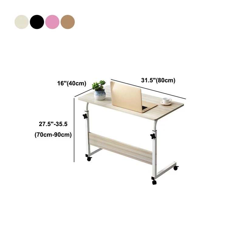 Bureau à hauteur réglable de Style moderne, bureau en bois artificiel pour chambre à coucher et maison Clearhalo
