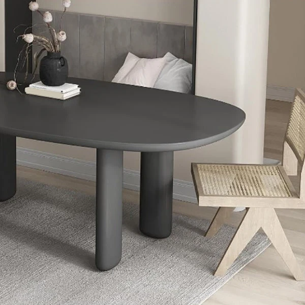 Bureau industriel gris Bureau en pin Parsons 29,5" de haut Clearhalo