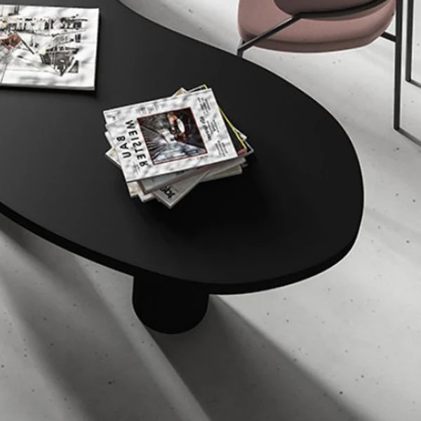 Bureau industriel noir bureau en bois de pin et bois artificiel Clearhalo