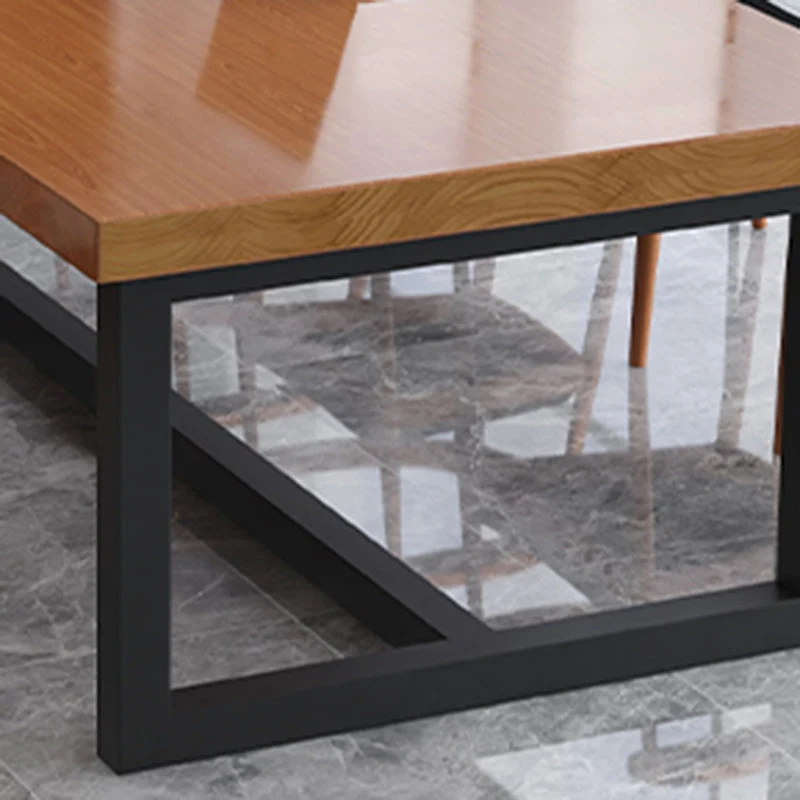 Bureau industriel de table de réunion de rectangle avec la base de chevalet Clearhalo