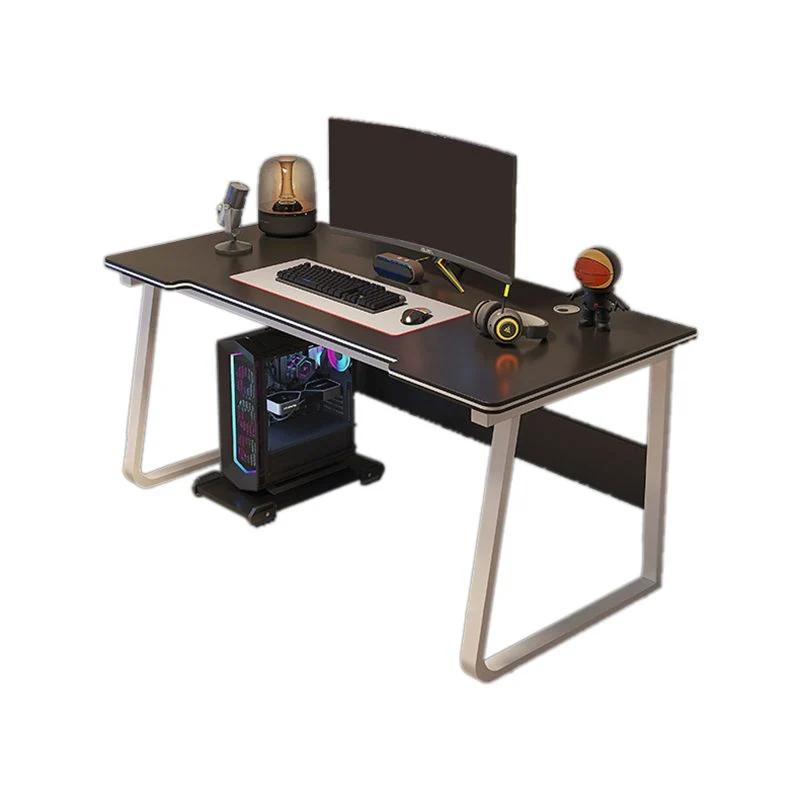Bureau de jeu pour dortoir avec gestion des câbles, bureau d'ordinateur rectangulaire Clearhalo