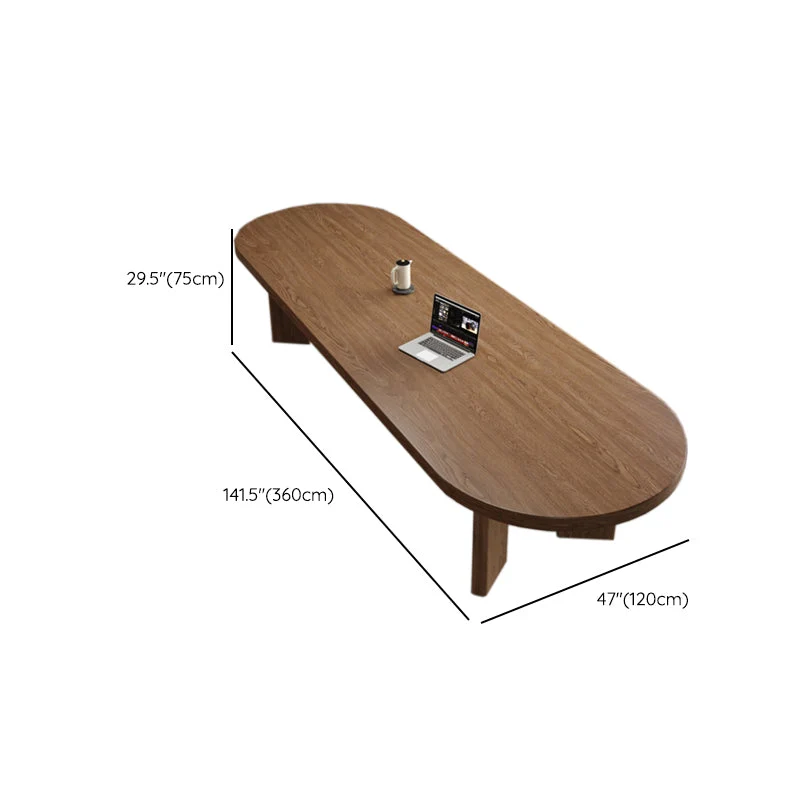 Bureau moderne en bois massif, base Parsons, bureau d'écriture de 29,53 po de hauteur Clearhalo