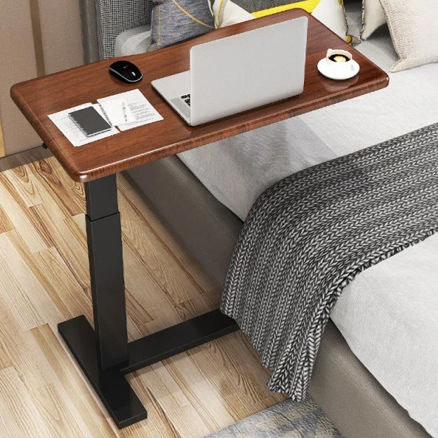 Bureau moderne réglable en hauteur de 26,4 pouces, couleur quatre tons, avec roulettes Clearhalo