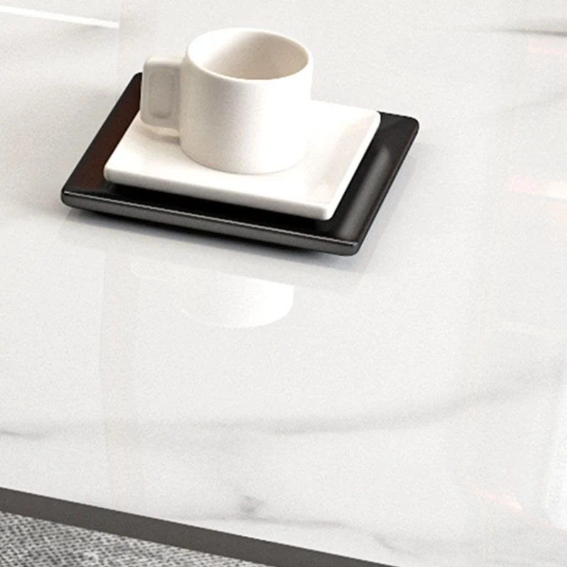 Bureau moderne et simple en ardoise à traîneau rectangulaire de 30 po H pour la maison Clearhalo
