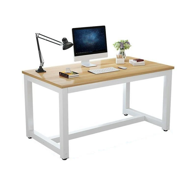 Bureau rectangulaire, maison, chambre à coucher, bureau en bois artificiel Clearhalo