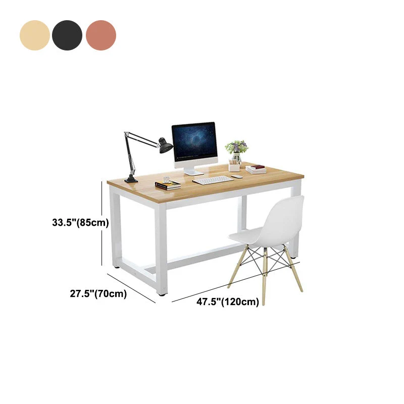 Bureau rectangulaire, maison, chambre à coucher, bureau en bois artificiel Clearhalo