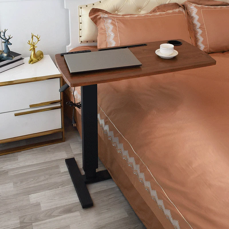 Bureau rectangulaire moderne, bureau réglable en bois pour la maison Clearhalo