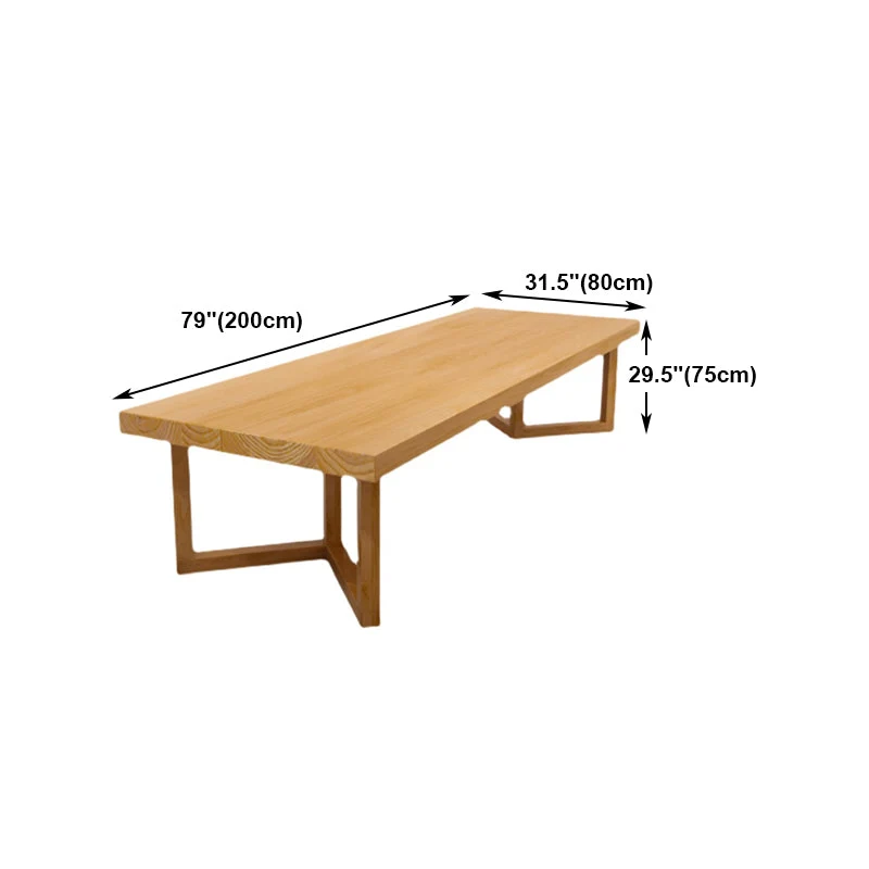 Bureau de réunion moderne de table de bureau rectangulaire avec double piédestal Clearhalo