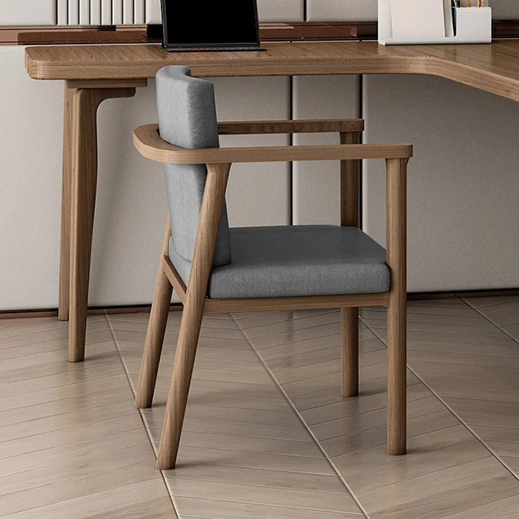 Bureau simple en forme de L, bureau de 29,6 pouces de hauteur pour chambre à coucher et salon Clearhalo