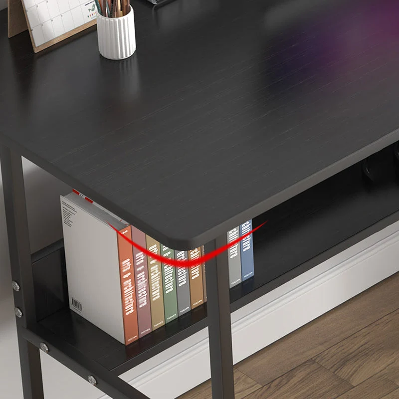 Bureau de style contemporain Bureau rectangulaire pour bureau de salle d'étude Clearhalo