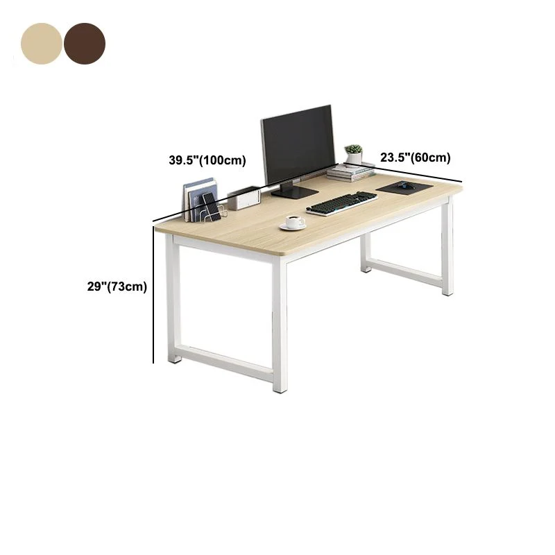 Bureau de style contemporain Bureau rectangulaire pour la maison et le bureau Clearhalo