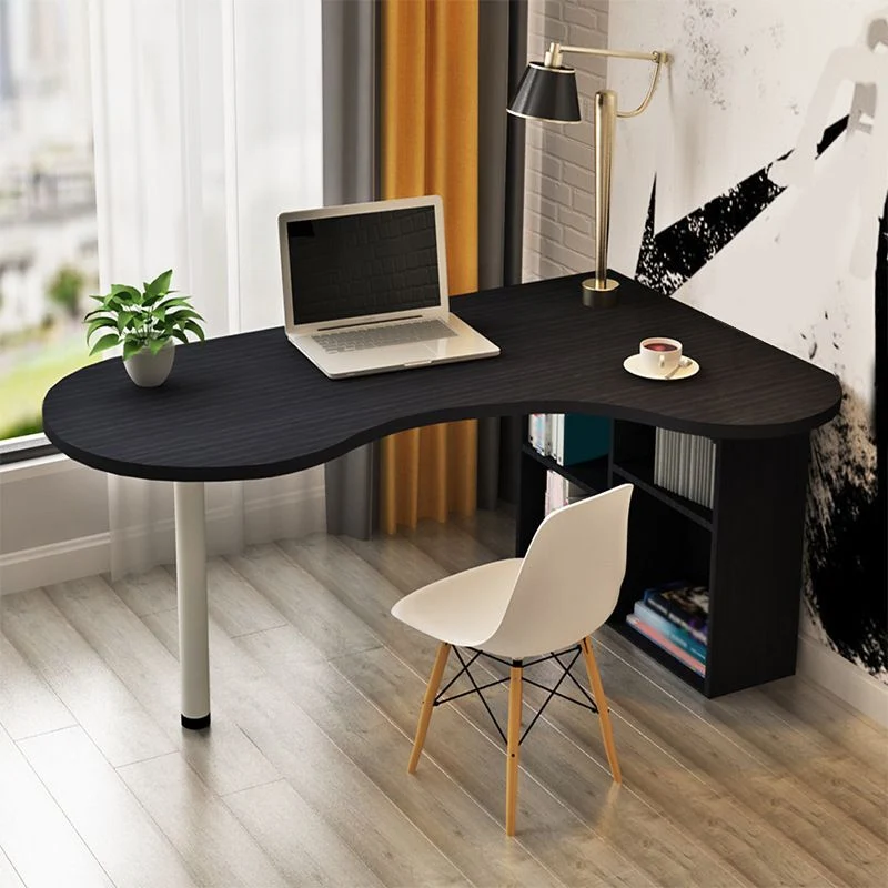 Bureau de style moderne Bureau d'angle en bois artificiel Bureau d'écriture Clearhalo