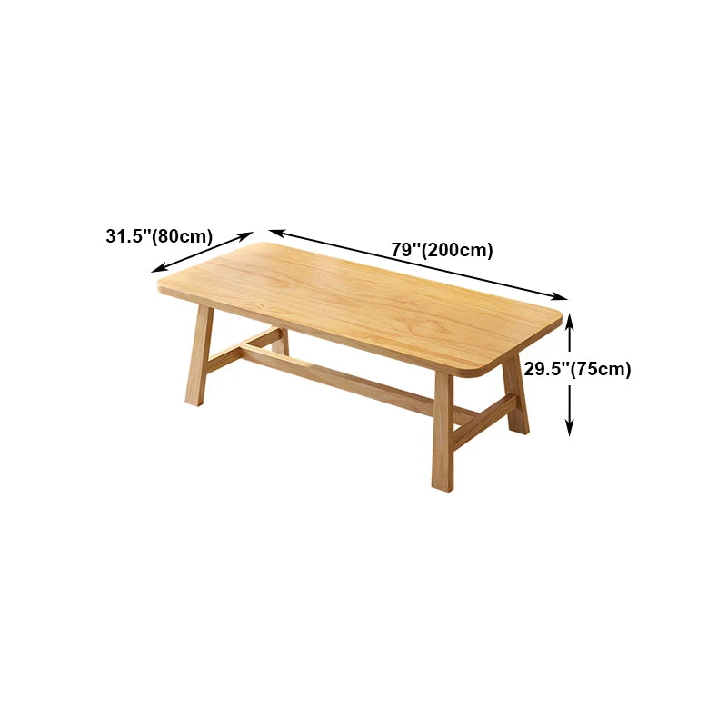 Bureau de Style moderne, bureau d'écriture à chevalet en bois massif pour la maison Clearhalo