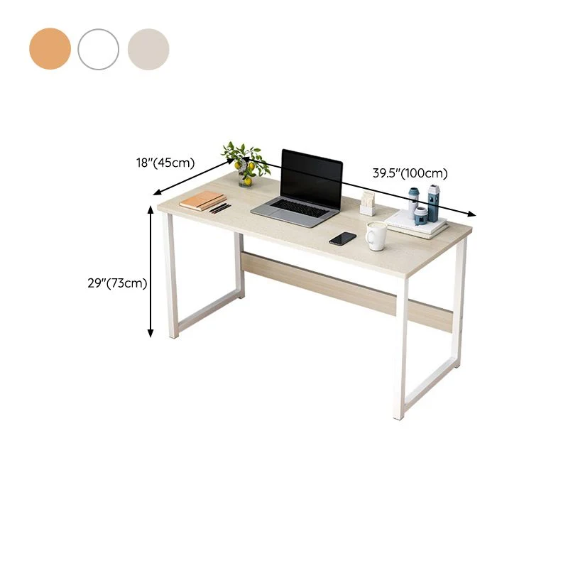 Bureau de style moderne Bureau rectangulaire en bois fabriqué Clearhalo