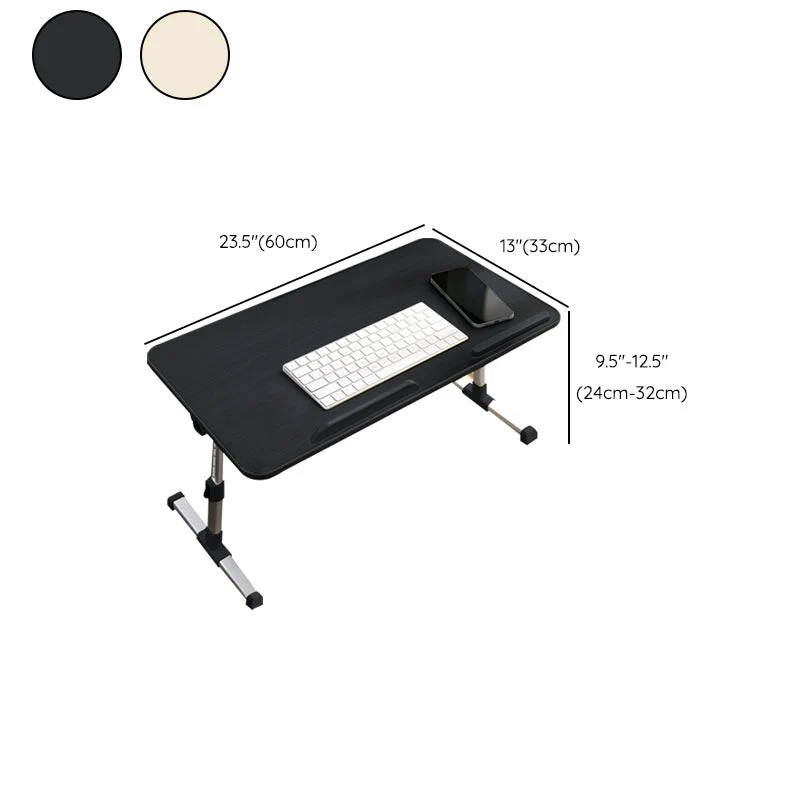 Bureau de travail en bois de bureau de style moderne de forme rectangulaire avec 2 pieds pour la maison Clearhalo