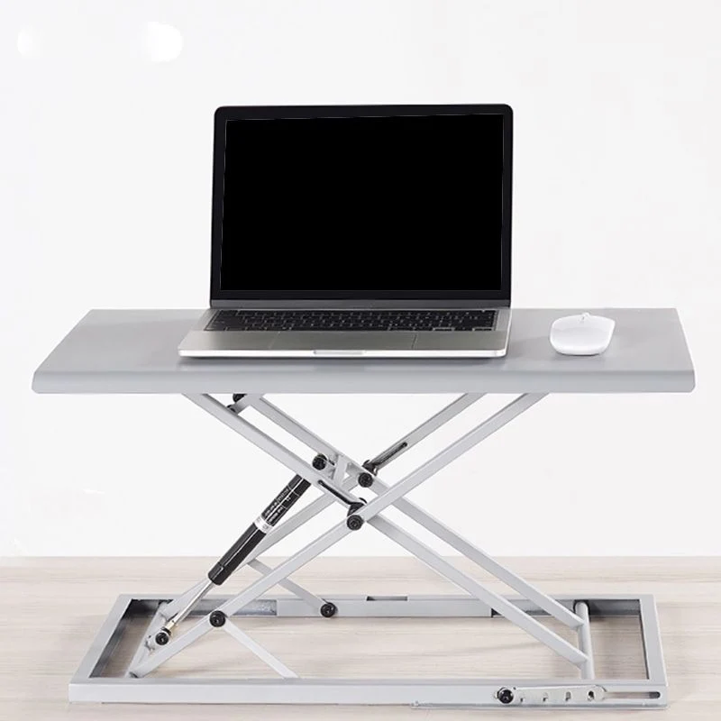 Bureau de travail en bois de table pliable pour ordinateur portable de forme rectangulaire en noir/blanc Clearhalo