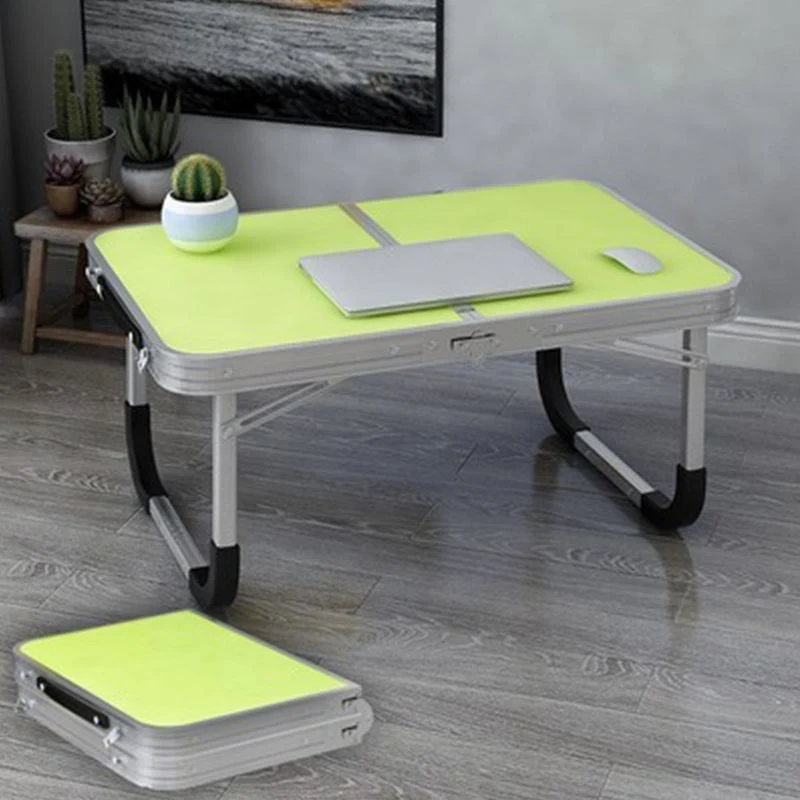 Bureaux d'écriture pliants, bureau de travail de forme rectangulaire avec 2 pieds pour la maison Clearhalo