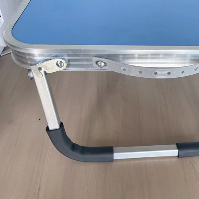Bureaux d'écriture pliants, bureau de travail de forme rectangulaire avec 2 pieds pour la maison Clearhalo
