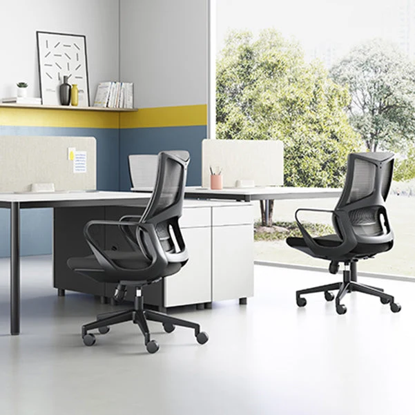 Chaise de bureau AirGrid respirante pivotante de chaise de bureau contemporaine de 25"W Clearhalo
