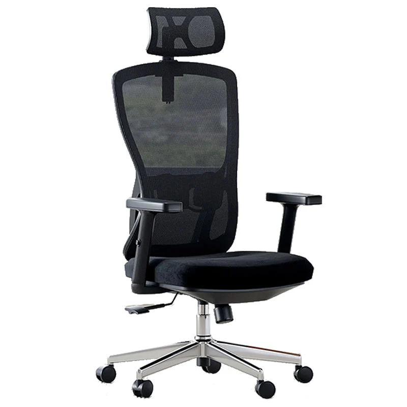 Chaise de bureau AirGrid respirante à roues contemporaines de 16 po de large Clearhalo