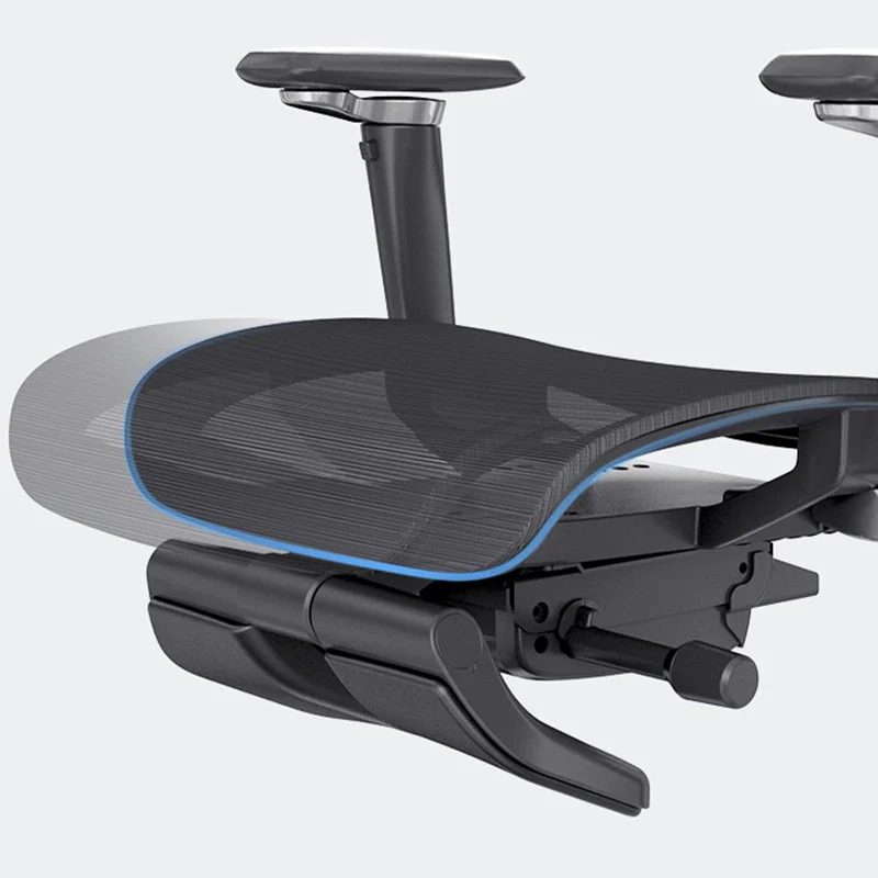 Chaise de bureau à bras amovibles, chaise de bureau ergonomique sans détresse avec roulettes Clearhalo