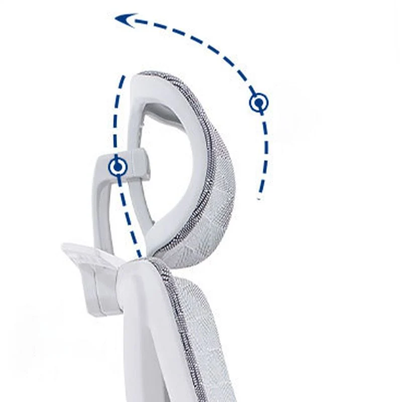 Chaise de bureau à bras amovibles, chaise pivotante moderne à hauteur de siège réglable avec roulettes Clearhalo