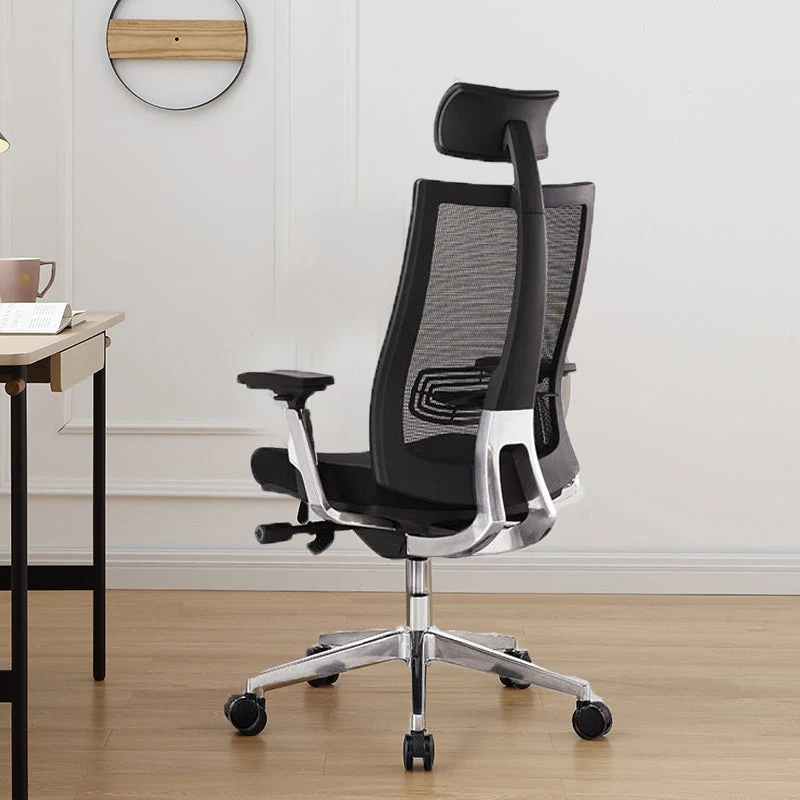 Chaise de bureau à bras amovibles, ergonomique et moderne, sans détresse, avec roulettes Clearhalo