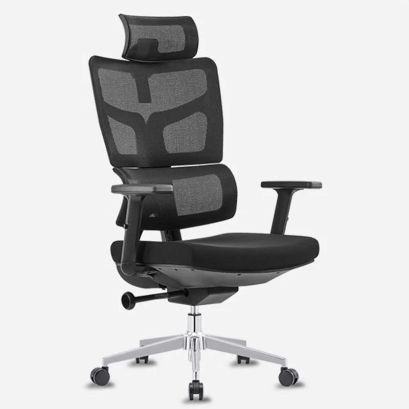 Chaise de bureau à bras amovibles, hauteur de siège réglable, avec roulettes Clearhalo