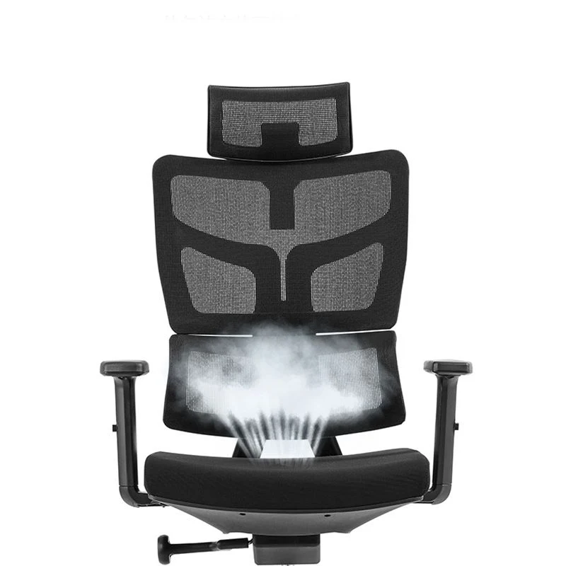 Chaise de bureau à bras amovibles, hauteur de siège réglable, avec roulettes Clearhalo