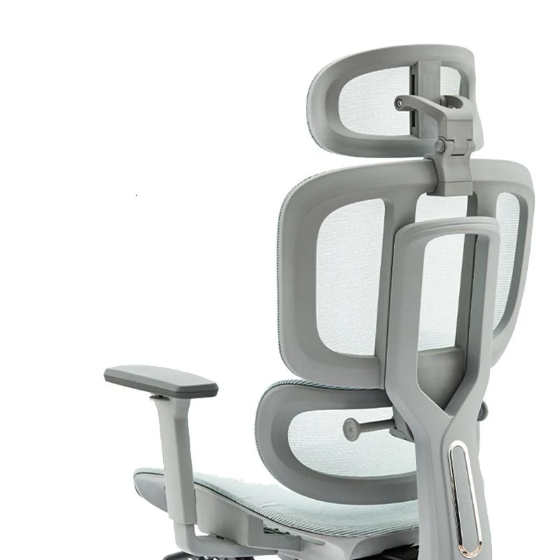Chaise de bureau à bras amovibles, mécanisme d'inclinaison moderne, chaise sans détresse avec roulettes Clearhalo