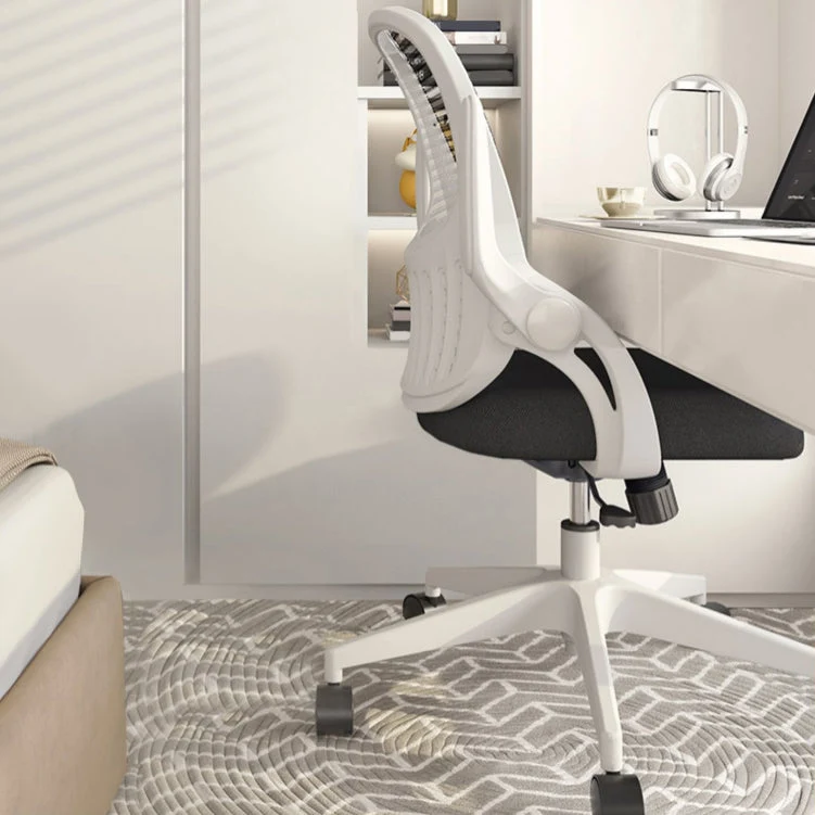Chaise de bureau à bras amovibles, mécanisme d'inclinaison, chaise de bureau ergonomique sans détresse avec roulettes Clea...