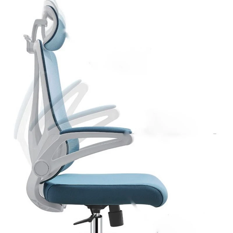 Chaise de bureau à bras amovibles, moderne, ergonomique, sans détresse Clearhalo