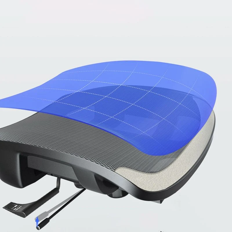 Chaise de bureau à bras amovibles, moderne, hauteur de siège réglable, avec roulettes Clearhalo
