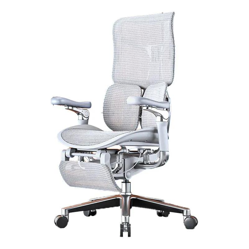 Chaise de bureau à bras amovibles, moderne, sans détresse, avec dossier respirant Clearhalo