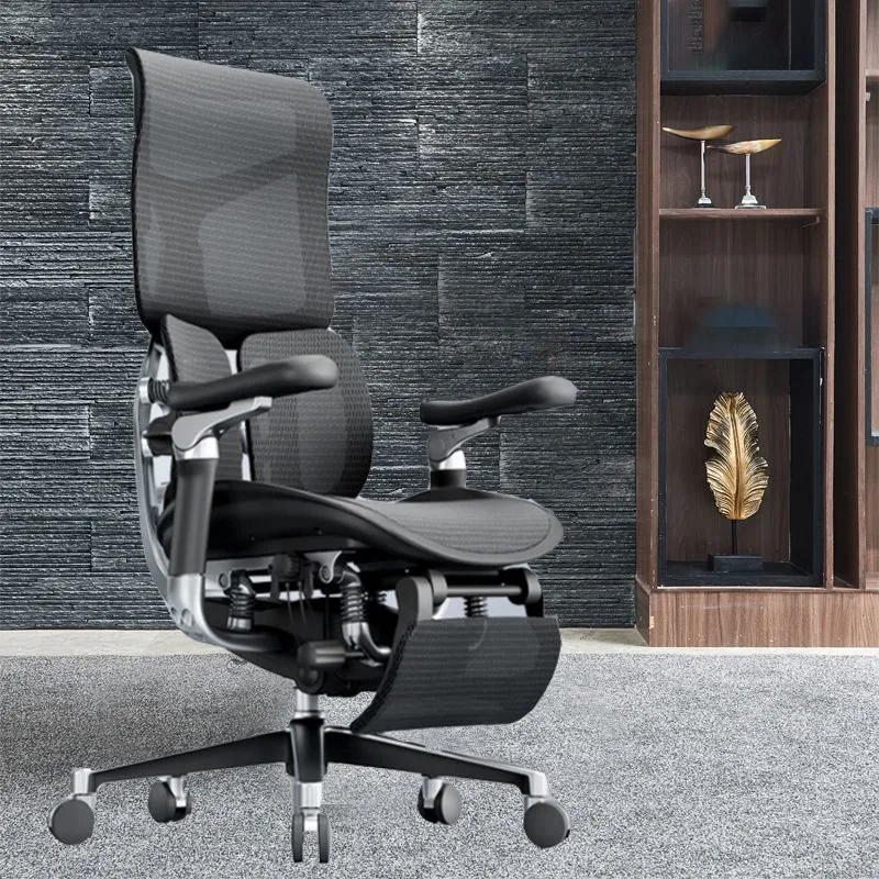 Chaise de bureau à bras amovibles, moderne, sans détresse, avec dossier respirant Clearhalo