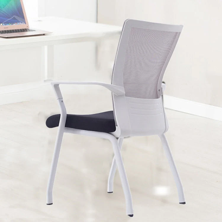 Chaise de bureau à bras fixes aucune chaise de bureau ergonomique moderne pénible Clearhalo