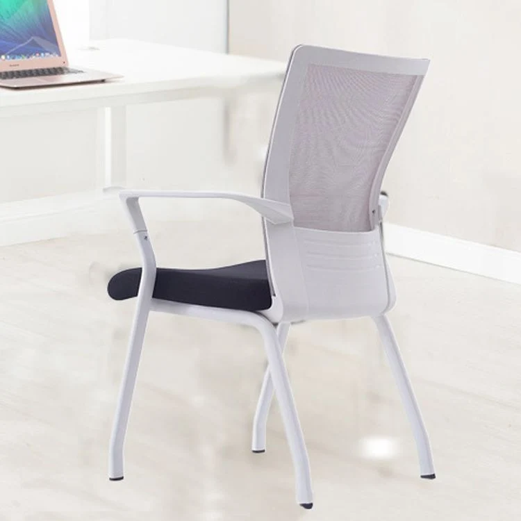 Chaise de bureau à bras fixes aucune chaise de bureau ergonomique moderne pénible Clearhalo
