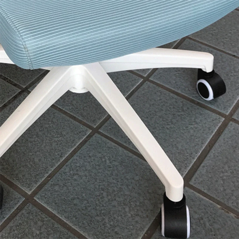 Chaise de bureau à bras fixes, hauteur de siège réglable, avec roulettes Clearhalo