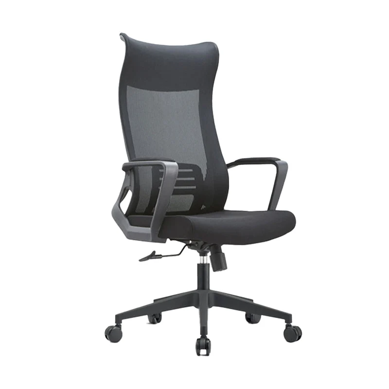 Chaise de bureau à bras fixes, mécanisme d'inclinaison, chaise de bureau ergonomique sans détresse avec roulettes Clearhalo