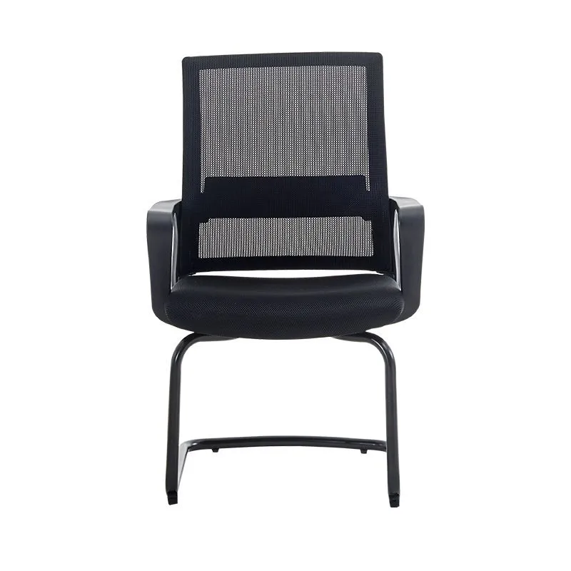 Chaise de bureau à bras fixes moderne, chaise de bureau ergonomique et respirante AirGrid Clearhalo