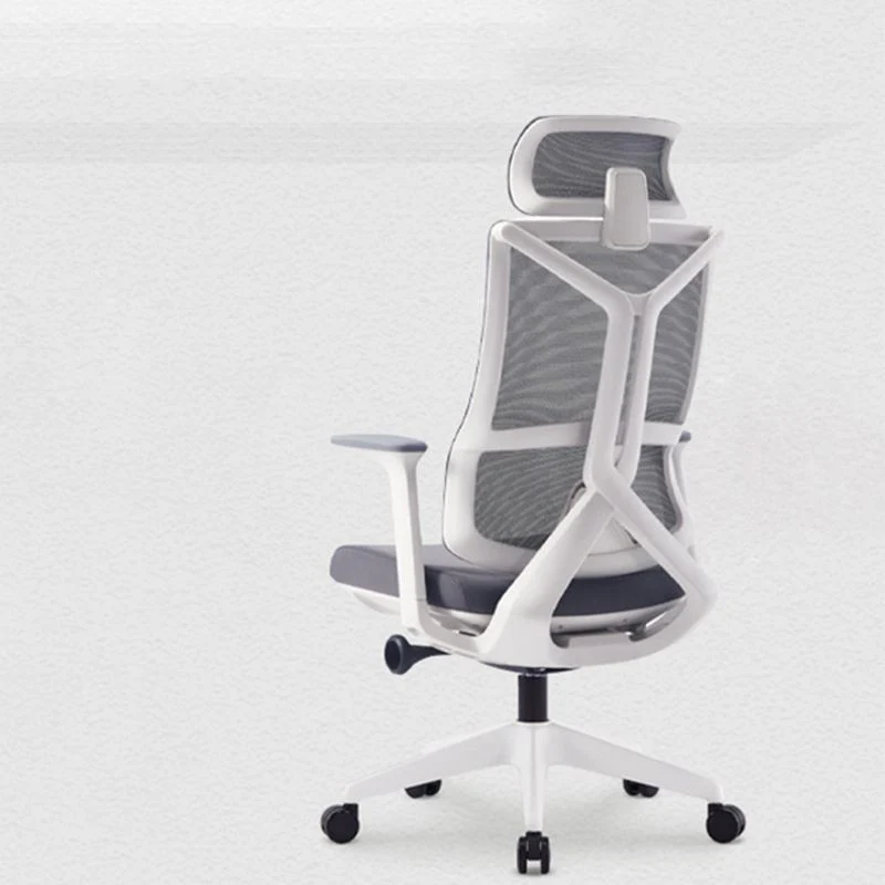 Chaise de bureau à bras fixes, moderne, ergonomique, sans détresse, avec roulettes Clearhalo