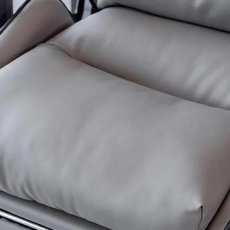 Chaise de bureau à bras rembourrés moderne, chaise de travail rotative avec roues Clearhalo