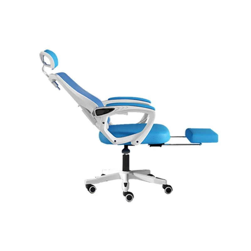 Chaise de bureau à bras rembourrés moderne, chaise de bureau ergonomique sans détresse avec roulettes Clearhalo